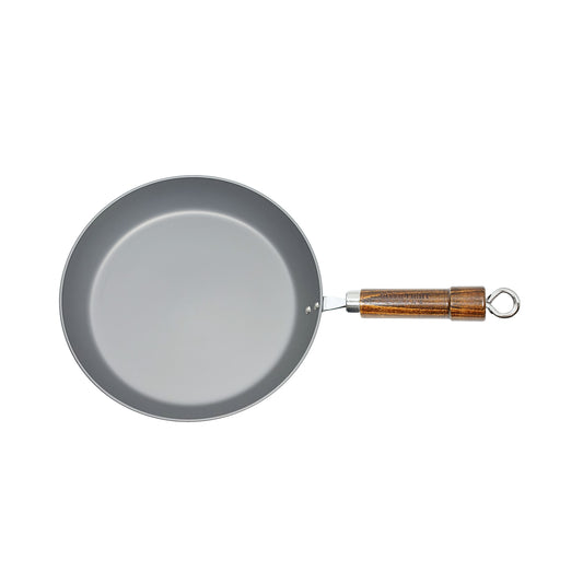 夢幻窒化鐵製厚板煎鍋 28cm|3.2mm板厚|不易生鏽|極鐵鍋